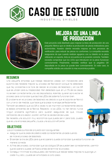 Case de Estudio (ESP) - Mejora de una línea de producción