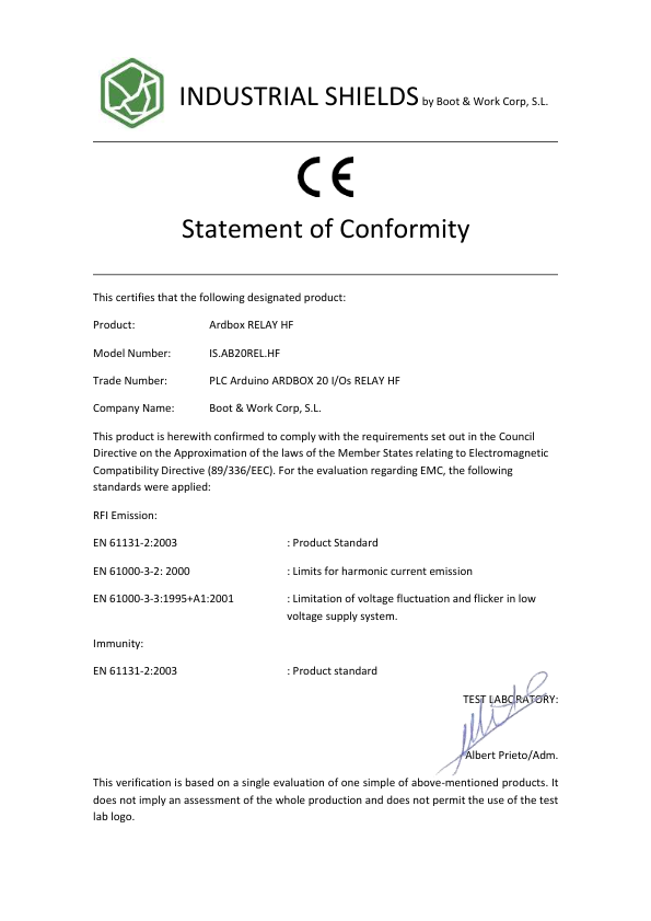 CE Ardbox RELAY HF