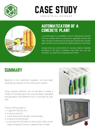 CASE STUDY (ENG) - Automatization of a concrete station 