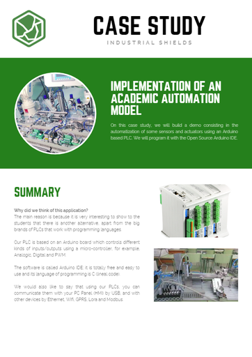 CASE STUDY (ENG) - Implementation of automation model for schools