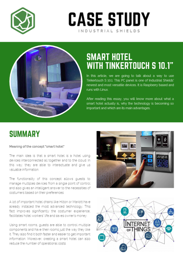 CASE STUDY (ENG) -  Smart Hotel with Raspberry based PLC
