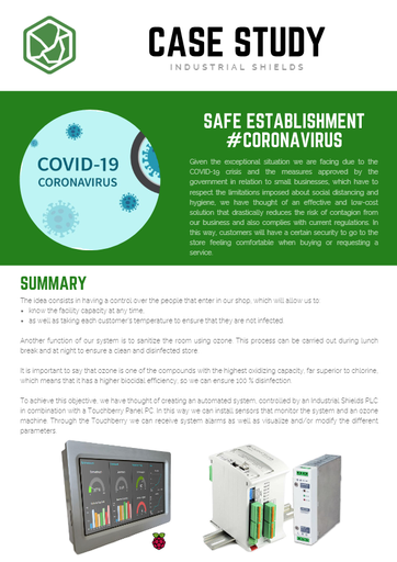 CASE STUDY (ENG) -  Safe establishment (#CoronaVirus)