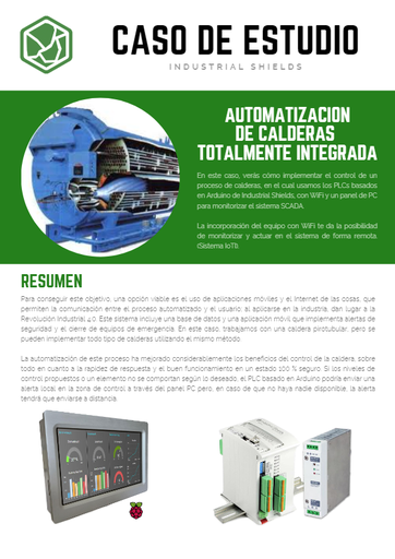 CASO de ESTUDIO (ESP) - Automatización de las calderas totalmente integrada
