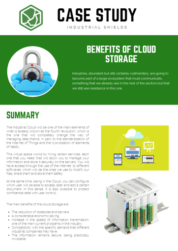 CASE STUDY (ENG) -Benefits of cloud storage.