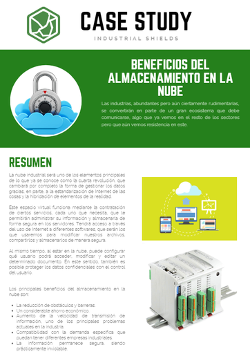 CASO de ESTUDIO (ESP) beneficios del almacenamiento en la nube