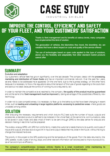 CASE STUDY (ENG) Fleet management with an Arduino based industrial PLC