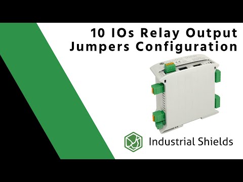 How to configurate the relay outputs of an industrial 10IOs Relay module with Arduino NANO or ESP32