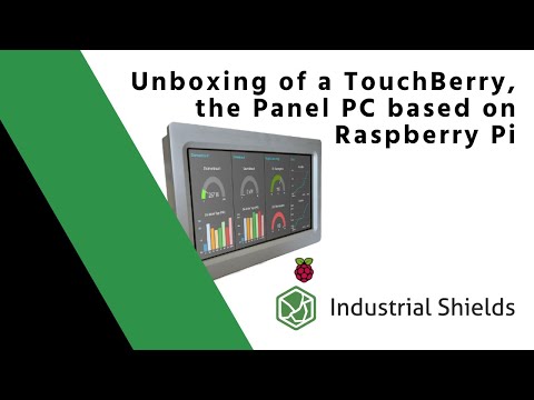Unboxing of a TouchBerry, an Industrial Panel PC based on Raspberry Pi
