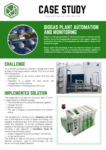 Case Study (ENG) Biogas Plant Automation and Monitoring