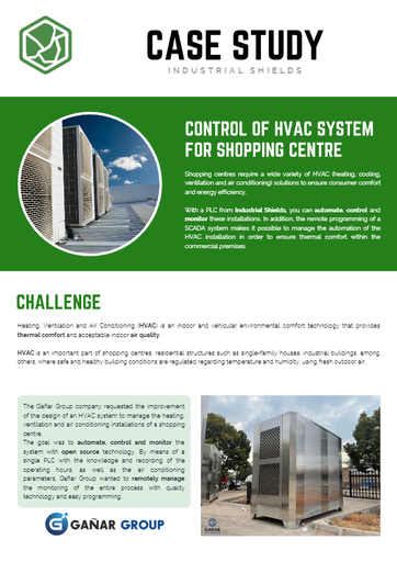Case Study (ENG) Control of HVAC system for shopping centre