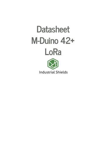 M-Duino 42+ LoRa