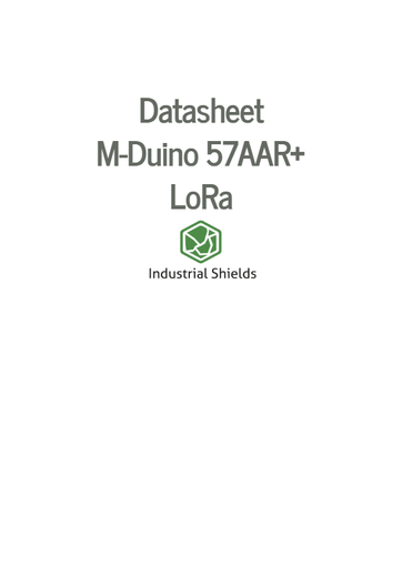 M-Duino 57AAR+ LoRa