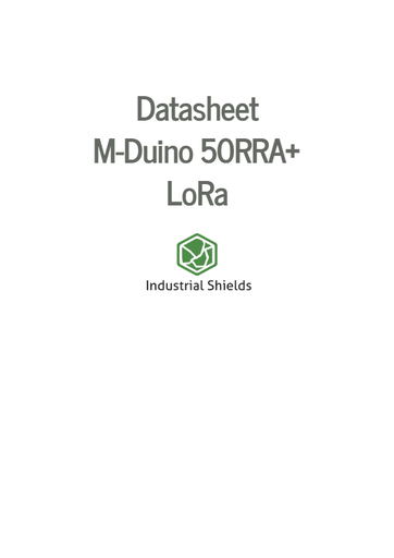 M-Duino 50RRA+ LoRa