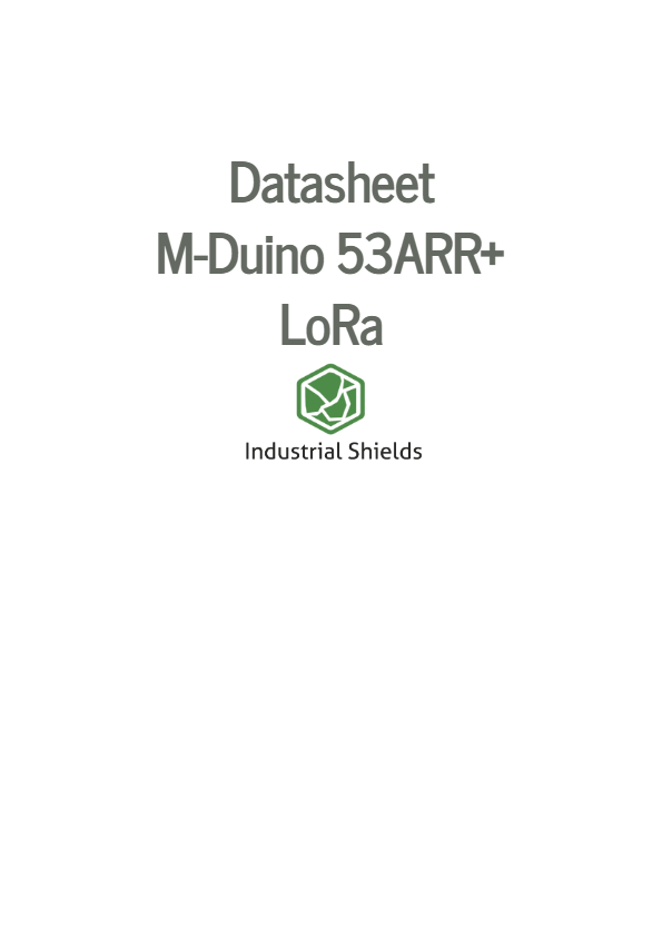 M-Duino 53ARR+ LoRa