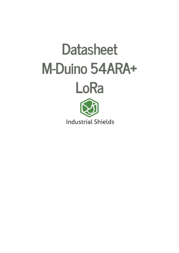 M-Duino 54ARA+ LoRa