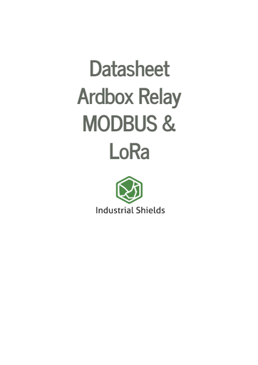 Ardbox Relay LoRa