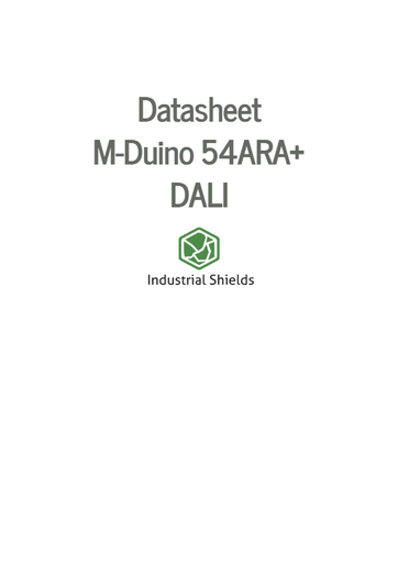M-Duino 54ARA+ DALI