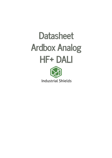 Ardbox Analógico DALI