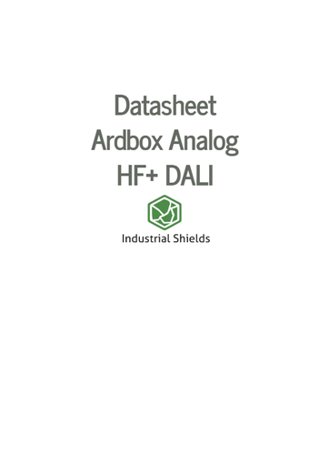 Ardbox Analog DALI