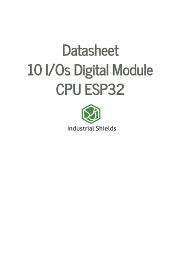 10 IOs Digital ESP32