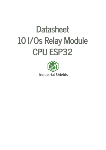 10 IOs Relay ESP32