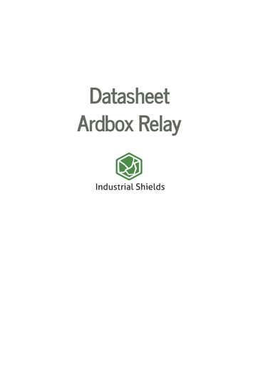 Ardbox Relay Arduino PLC