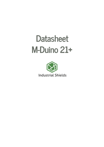 M-Duino 21+ Arduino PLC