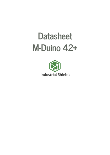 M-Duino 42+ Arduino PLC