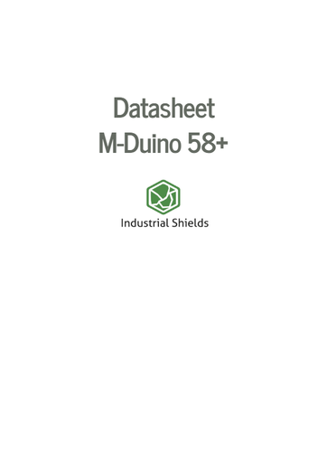 M-Duino 58+ Arduino PLC