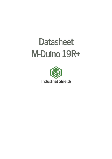 M-Duino 19R+ Arduino PLC