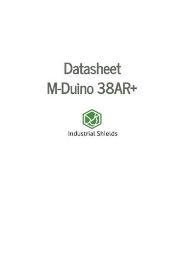 M-Duino 38AR+ Arduino PLC