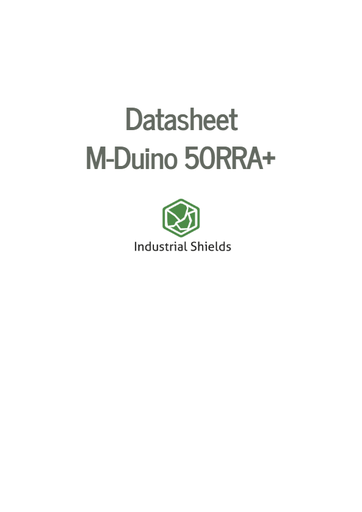 M-Duino 50RRA+ Arduino PLC