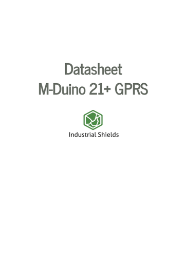 MDuino 21+ GPRS Arduino PLC