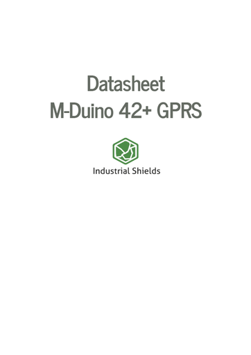 MDuino 42+ GPRS Arduino PLC