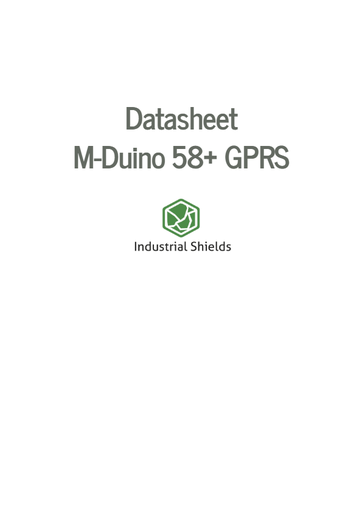 MDuino 58+ GPRS Arduino PLC