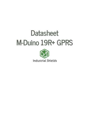 MDuino 19R+ GPRS Arduino PLC