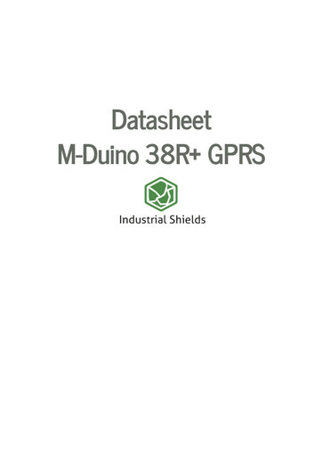 MDuino 38R+ GPRS Arduino PLC