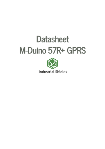 MDuino 57R+ GPRS Arduino PLC