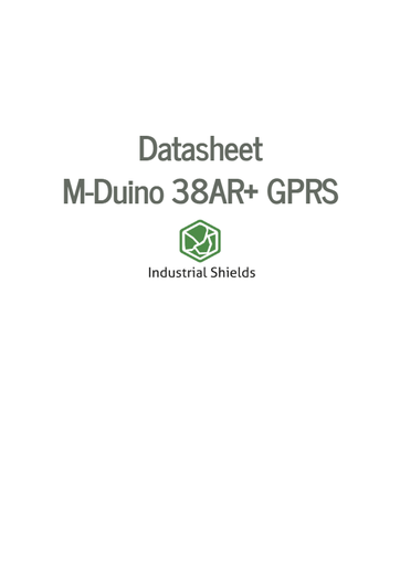 MDuino 38AR+ GPRS Arduino PLC