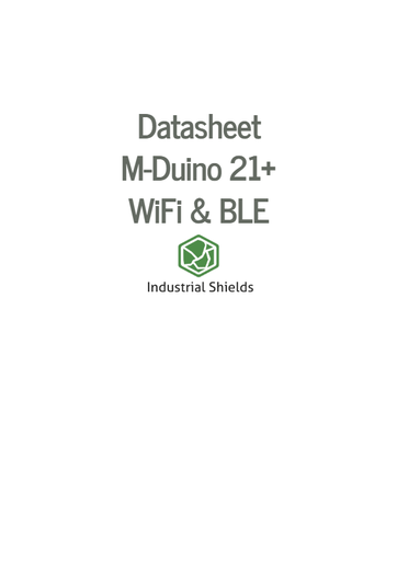 M-Duino 21+ WiFi & BLE Arduino PLC