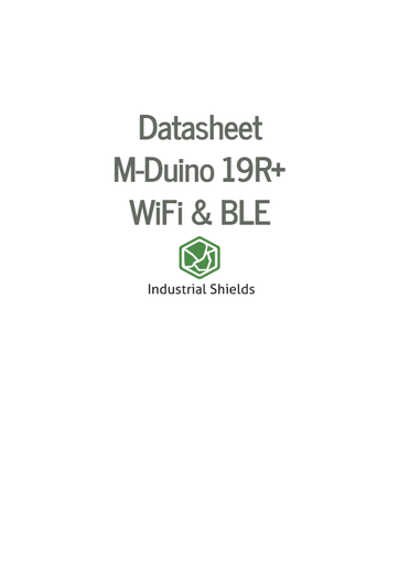 M-Duino 19R+ WiFI & BLE Arduino PLC