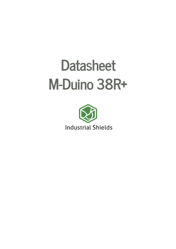 M-Duino 38R+ WiFi & BLE Arduino PLC
