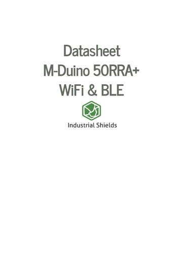 M-Duino 50RRA+ WiFi & BLE-Arduino-PLC