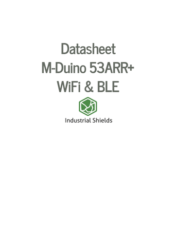 M-Duino 53ARR+ WiFi & BLE-Arduino-PLC