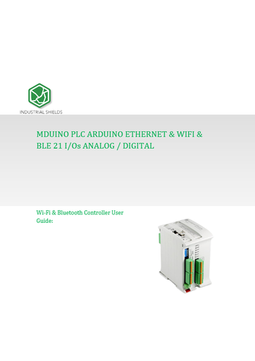 Ethernet PLC wifi BLE 21 IOs+