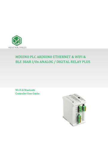 Ethernet PLC wifi BLE 38AR IOs+
