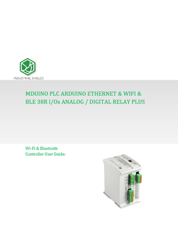 Ethernet PLC wifi BLE 38R IOs+