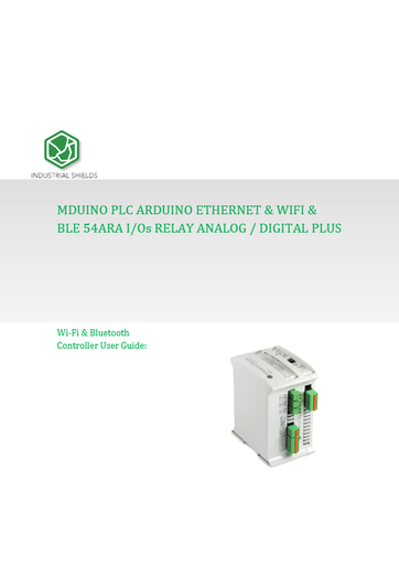 Ethernet PLC wifi BLE 54ARA IOs+