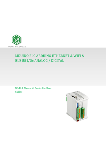 Ethernet PLC wifi BLE 58 IOs+
