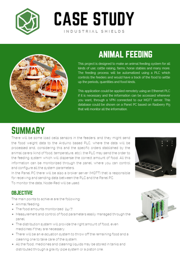 Case Study - Animal Feeding  automation using Arduino based PLC